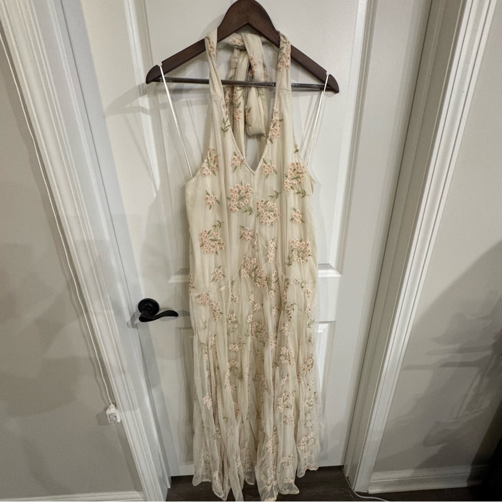 Free People Embroidered Holding On Convertible Maxi Dress - Picture 6 of 15